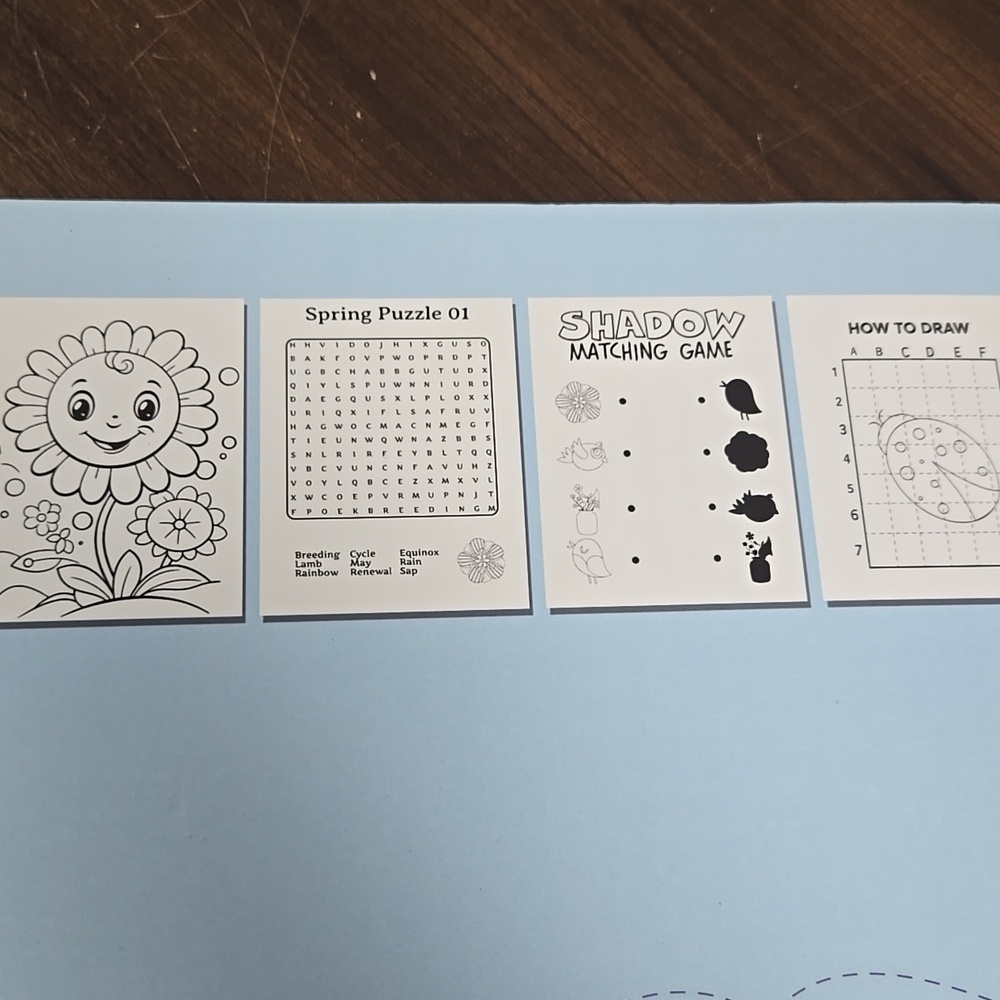 Hello Spring Activity & Coloring Book For Kids - Picture 3 of 6